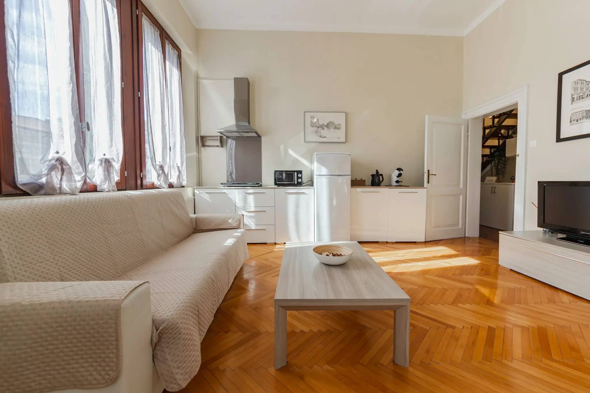 Kitchenette of Toniolo Venice Apartment of Venetianshores